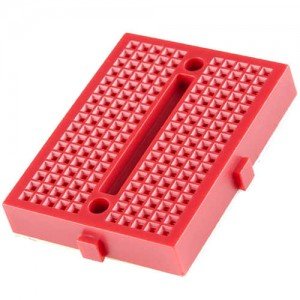 Protoboard 170 Pontos/Furos Vermelho Protoboard 170 Pontos/Furos Vermelho