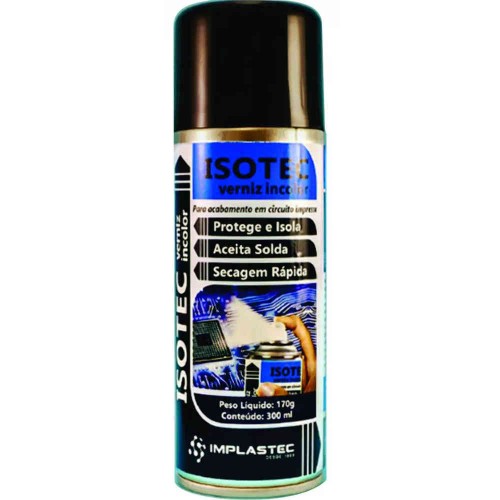 Isotec - Verniz Incolor Implastec 170g/300ml Isotec - Verniz Incolor Implastec 170g/300ml