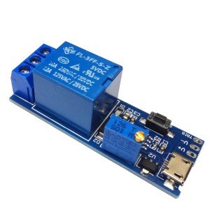 Rele Temporizador Trigger Micro USB 5V Rele Temporizador Trigger Micro USB 5V