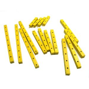 Modelix 020 - Kit De Vigas Termoplasticas 3D Amarelas Modelix 020 - Kit De Vigas Termoplasticas 3D Amarelas