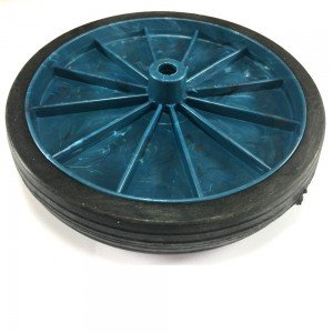 Roda De Plastico Reforçada Azul 157mm X 43mm Roda De Plastico Reforçada Azul 157mm X 43mm