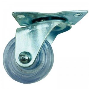 Rodízio Roda Boba Cristal 25Kg Base Giratória 4 Furos Rodízio Roda Boba Cristal 25Kg Base Giratória 4 Furos