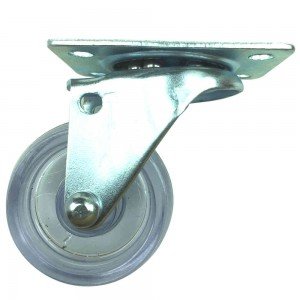 Rodízio Roda Boba Cristal 35Kg Base Giratória 4 Furos Rodízio Roda Boba Cristal 35Kg Base Giratória 4 Furos