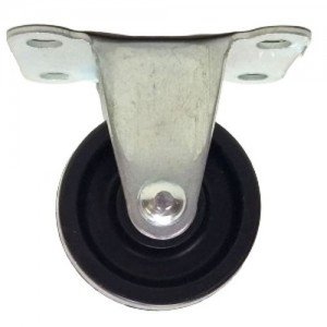 Rodízio Roda Preta 25Kg Base Fixa 4 Furos Rodízio Roda Preta 25Kg Base Fixa 4 Furos