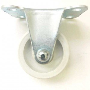 Rodízio Roda Branca 25Kg Base Fixa 4 Furos Rodízio Roda Branca 25Kg Base Fixa 4 Furos