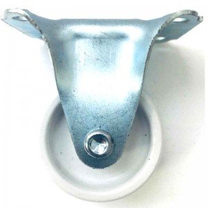 Rodízio Roda Branca 45Kg Base Fixa 4 Furos Rodízio Roda Branca 45Kg Base Fixa 4 Furos