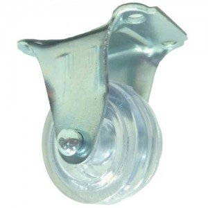 Rodízio Roda Cristal 45Kg Base Fixa 4 Furos Rodízio Roda Cristal 45Kg Base Fixa 4 Furos