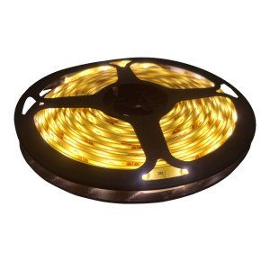 Rolo Com 5m De Fita De Led SMD 3528 A Prova D'agua Branco Quente IP65