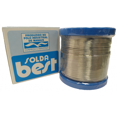 Rolo De Solda Best Azul 189 MSX10 60x40 1/2 Kilo Fio 1mm Rolo De Solda Best Azul 189 MSX10 60x40 1/2 Kilo Fio 1mm