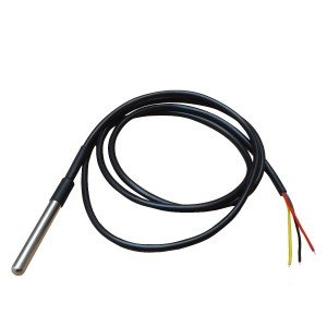 Sensor de Temperatura DS18B20 Cabo Blindado a Prova D’Água Sensor de Temperatura DS18B20 Cabo Blindado a Prova D’Água
