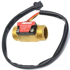 Sensor de Fluxo de Água de Latão 1/2 1-25L/min Sensor de Fluxo de Água de Latão 1/2 1-25L/min