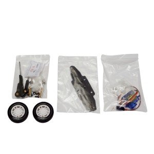 Sistema De Movimentação Dianteiro ZX2 Com Rodas e Servo Motor Sistema De Movimentação Dianteiro ZX2 Com Rodas e Servo Motor