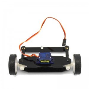 Sistema De Movimentação Dianteiro ZX2 Com Rodas e Servo Motor 