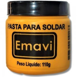 Fluxo Em Pasta Para Solda Emavi 110 Gramas Fluxo Em Pasta Para Solda Emavi 110 Gramas