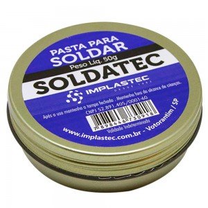 Fluxo Em Pasta Para Solda Soldatec Implastec 50 Gramas Fluxo Em Pasta Para Solda Soldatec Implastec 50 Gramas