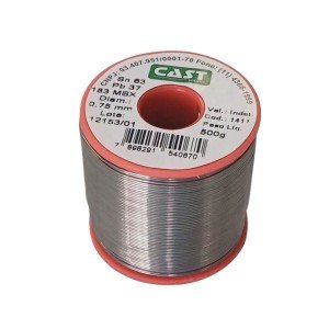Rolo de Solda CAST Laranja 500g 183 MSX 0,75mm 63/37 Rolo de Solda CAST Laranja 500g 183 MSX 0,75mm 63/37