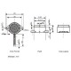 Buzzer Intermitente Sonalarme S-6/30V-O-I Oscilador Interno Buzzer Intermitente Sonalarme S-6/30V-O-I Oscilador Interno