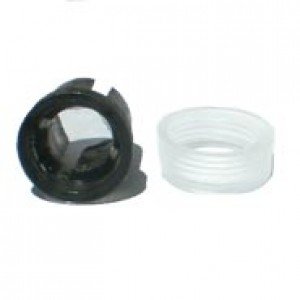 Suporte De Encaixe Preto Para Led 5mm
