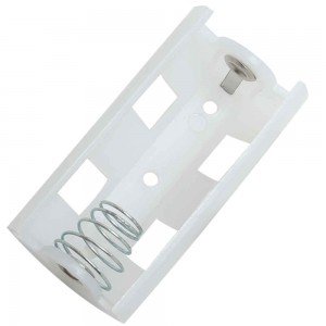Suporte 1 Pilha Grande D Canoa Branco - SP1014