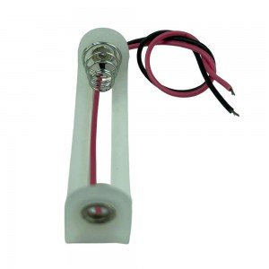 Suporte 1 Pilha Pequena AA Canoa Branco - SP1007 Suporte 1 Pilha Pequena AA Canoa Branco - SP1007