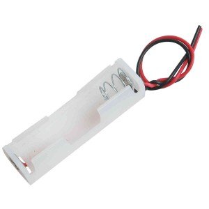 Suporte 1 Pilha Pequena AA Canoa Branco - SP1012