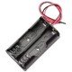 Suporte 2 Pilhas Pequenas AA Canoa Preto - SP2002 Suporte 2 Pilhas Pequenas AA Canoa Preto - SP2002