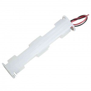 Suporte 4 Pilhas Pequenas AA Dois Lados Branco - SP4013 Suporte 4 Pilhas Pequenas AA Dois Lados Branco - SP4013