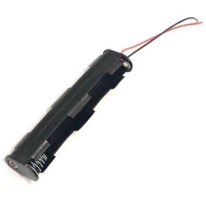Suporte 4 Pilhas Pequenas AA Dois Lados Preto - SP4013 Suporte 4 Pilhas Pequenas AA Dois Lados Preto - SP4013