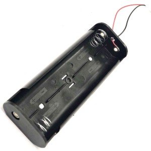 Suporte 6 Pilhas Médias C Canoa Preto - SP6660 Suporte 6 Pilhas Médias C Canoa Preto - SP6660
