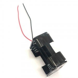 Suporte 6 Pilhas Pequenas AA Dois Lados Preto - SP6008 Suporte 6 Pilhas Pequenas AA Dois Lados Preto - SP6008