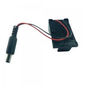 Suporte/Caixa Para Bateria De 9V Com Plug P4 2,1mm