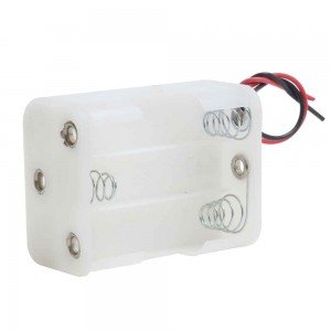 Suporte 6 Pilhas Pequenas AA Dois Lados Branco - SP6008
