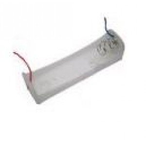Suporte Para 1 Pilha Pequena AA Canoa Branco Suporte Para 1 Pilha Pequena AA Canoa Branco