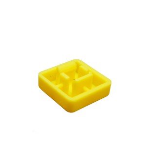 Tampa Plástica Quadrada Para Chave Táctil 12x12x7,3mm