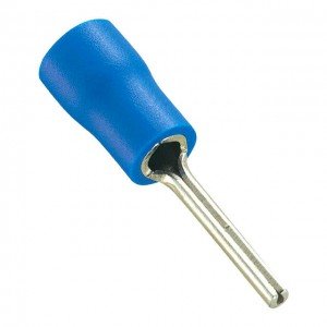 Terminal Tipo Pino PTV-2-12 Azul Isolado 16/14 AWG