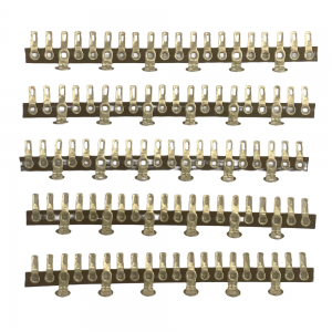 Barra/ponte De Fenolite Com 20 Terminais Kit com 5 Peças