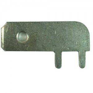 Terminal de Latão de Circuito Impresso Para Faston 6,3mm 90G