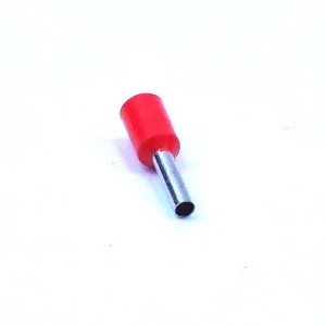Terminal Elétrico ilhós Tubular 1,5mm2 Vermelho 16AWG Terminal Elétrico ilhós Tubular 1,5mm2 Vermelho 16AWG