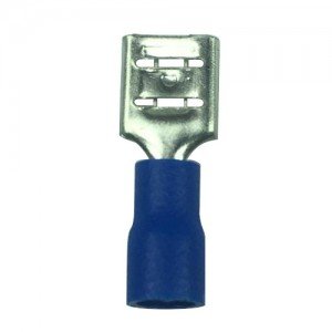Terminal Faston Femea FDD-2-250 Isolado Azul Terminal Faston Femea FDD-2-250 Isolado Azul