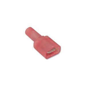 Terminal Latão Macho Com Capa Vermelho Terminal Latão Macho Com Capa Vermelho