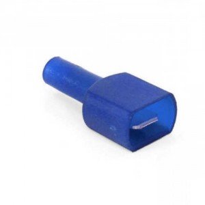 Terminal Latão Macho Com Capa Azul Terminal Latão Macho Com Capa Azul