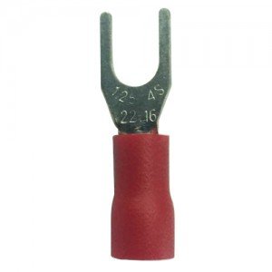Terminal Forquilha Vermelho SV-1,25-4 (M4) Terminal Forquilha Vermelho SV-1,25-4 (M4)