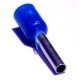 Terminal Elétrico ilhós Tubular 1,0mm2 Azul 18AWG Terminal Elétrico ilhós Tubular 1,0mm2 Azul 18AWG