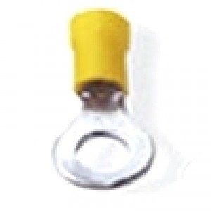 Terminal Olhal RV-5,5-6 Amarelo Isolado (M6) Terminal Olhal RV-5,5-6 Amarelo Isolado (M6)