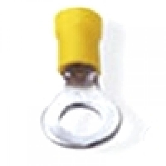 Terminal Olhal RV-5,5-6 Amarelo Isolado (M6) Terminal Olhal RV-5,5-6 Amarelo Isolado (M6)