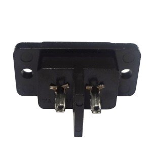 Tomada AC Bipolar Macho Tipo 8 Painel AC-004A