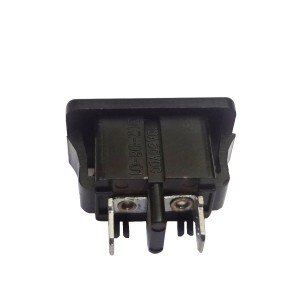 Tomada Bipolar Macho Para Painel DZC-06-01