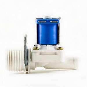 Válvula Solenoide VA01 3/4 Mangueira X 1/2 180 Graus 12VDC